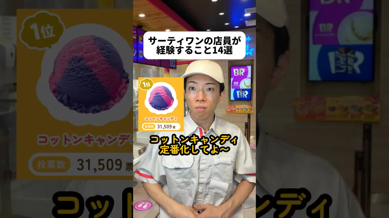 アイスクリームショップでの楽しい一日