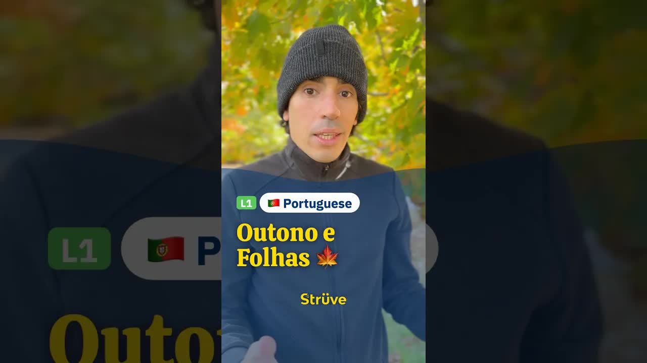 Aprendendo Português Europeu: O Outono e as Folhas