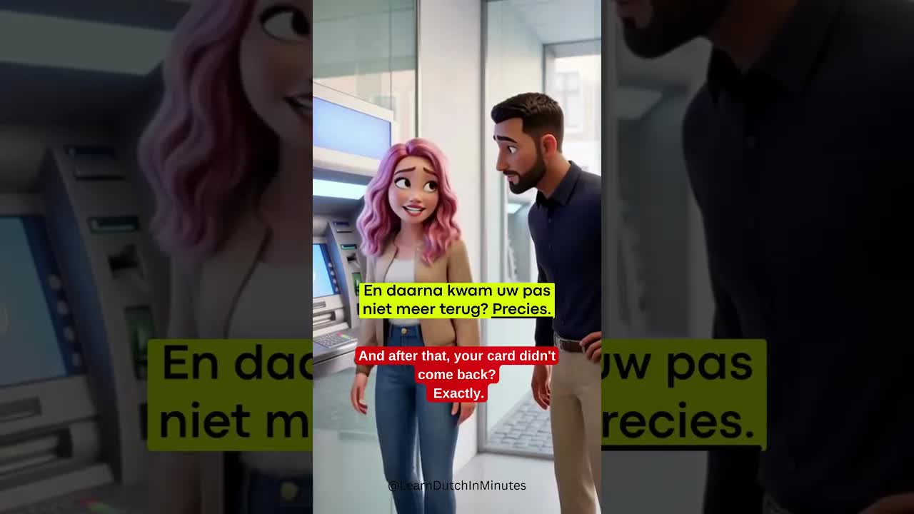 De geldautomaat heeft mijn pas ingeslikt