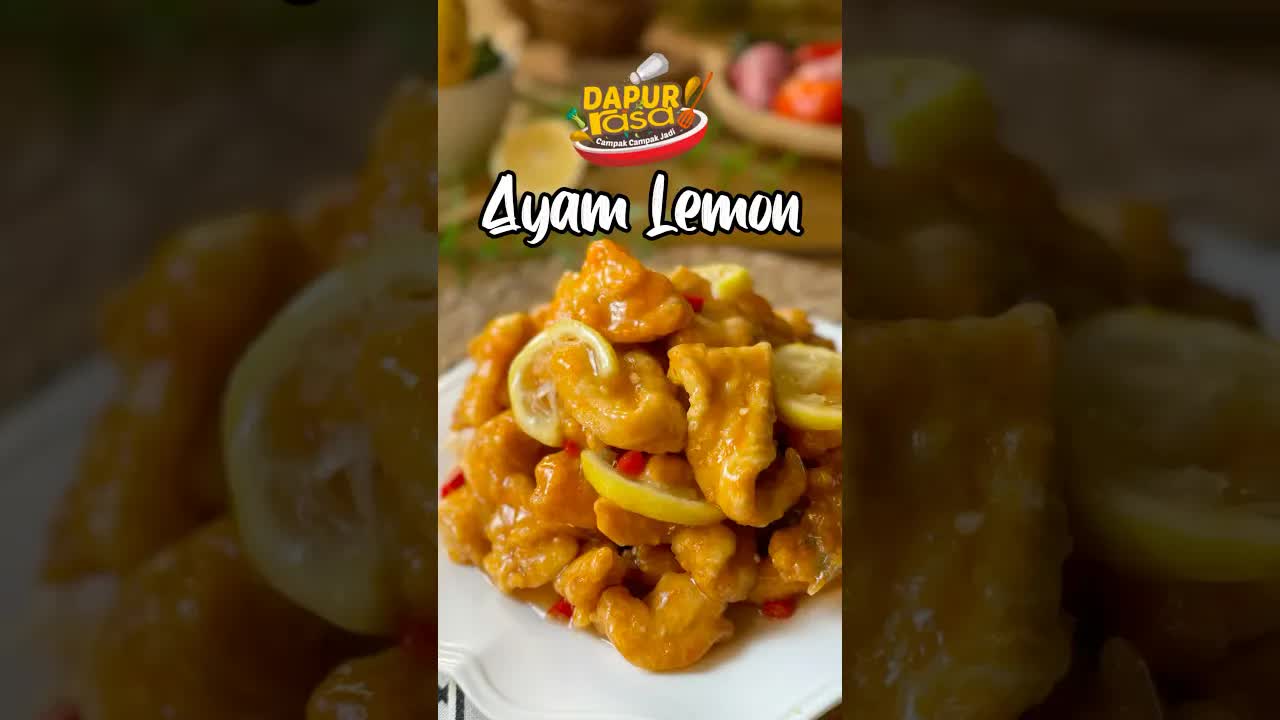 Cara Masak Ayam Lemon Mudah dan Sedap