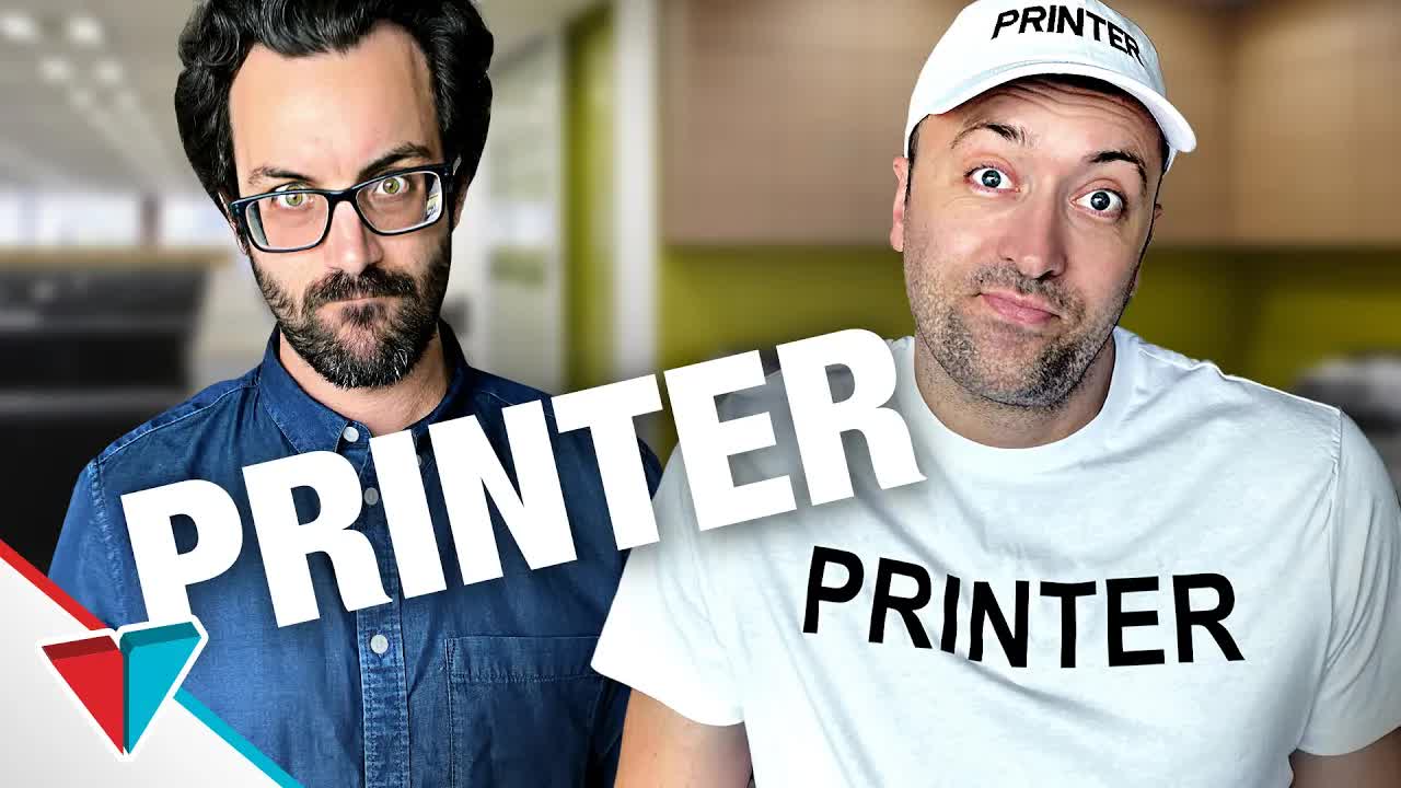 Printer Malfunction Frustration Skit