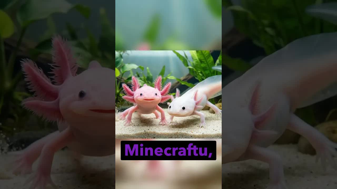 Axolotl: Zvíře z Minecraftu v reálném životě