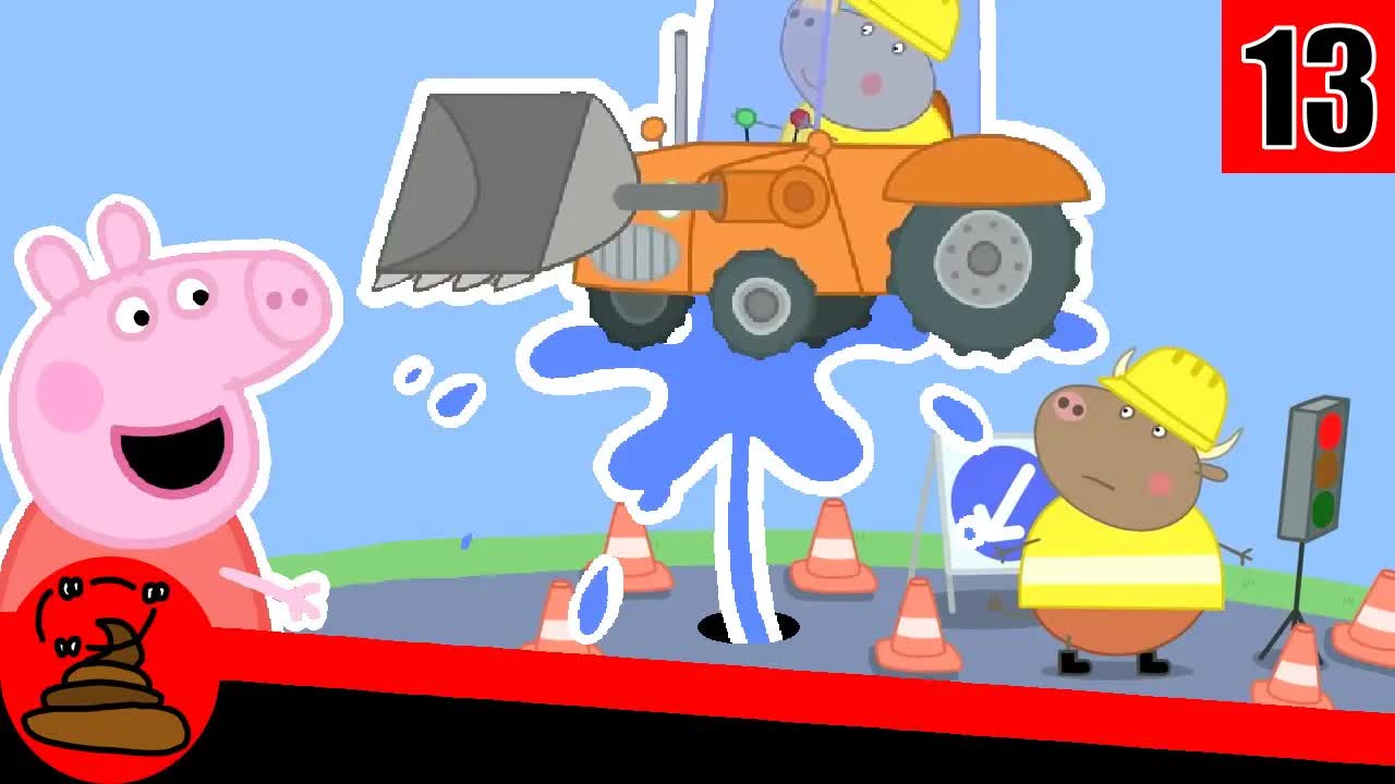 Peppa und Schorsch fahren mit dem Bus