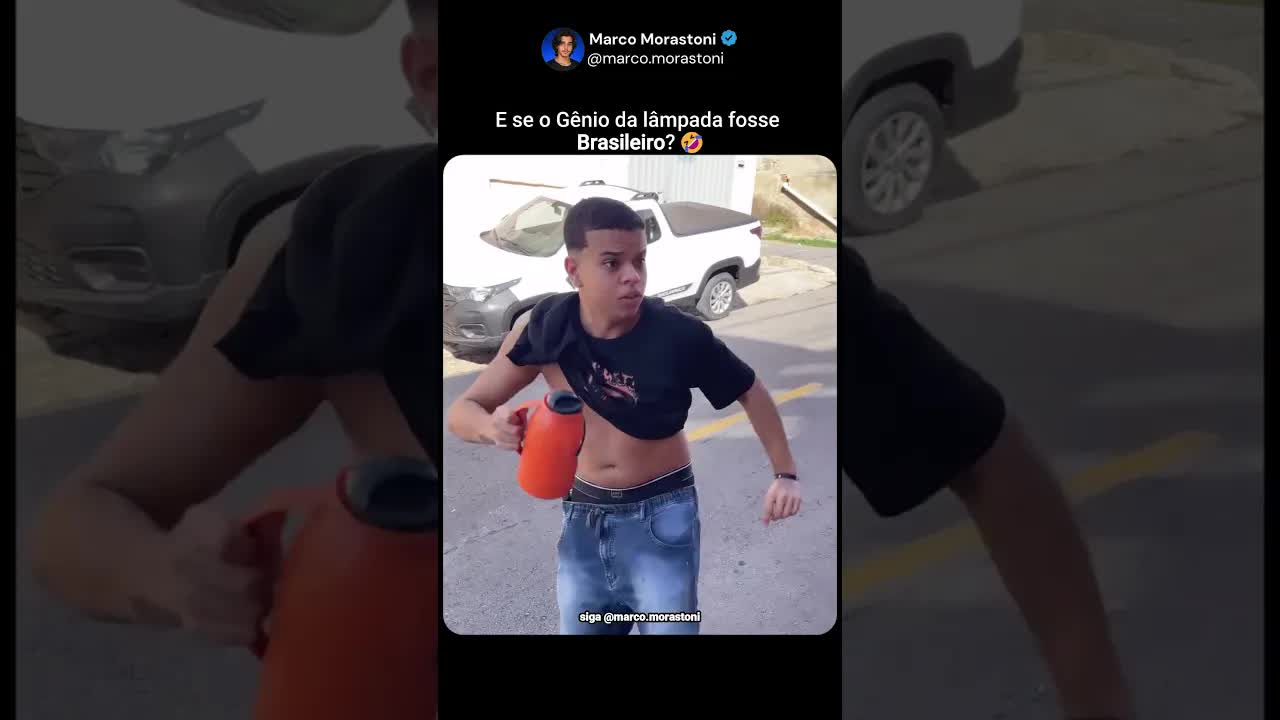 O gênio da lâmpada pede 100 real