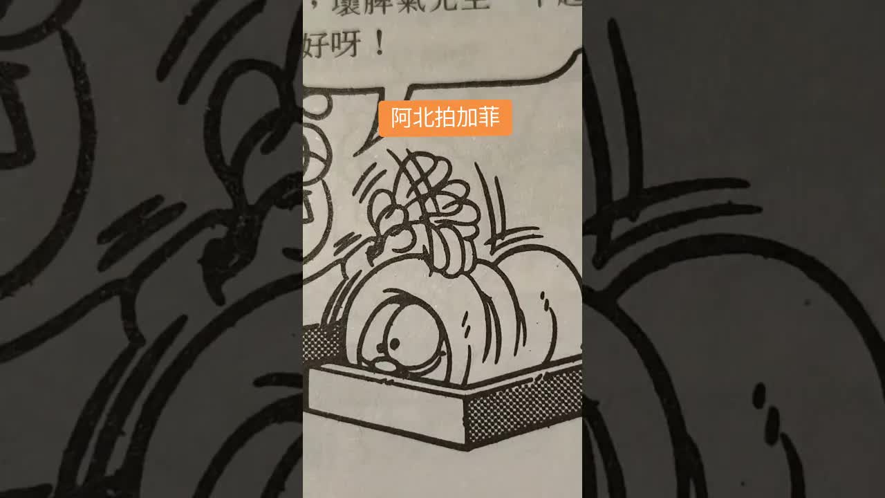 加菲貓早晨起床發脾氣