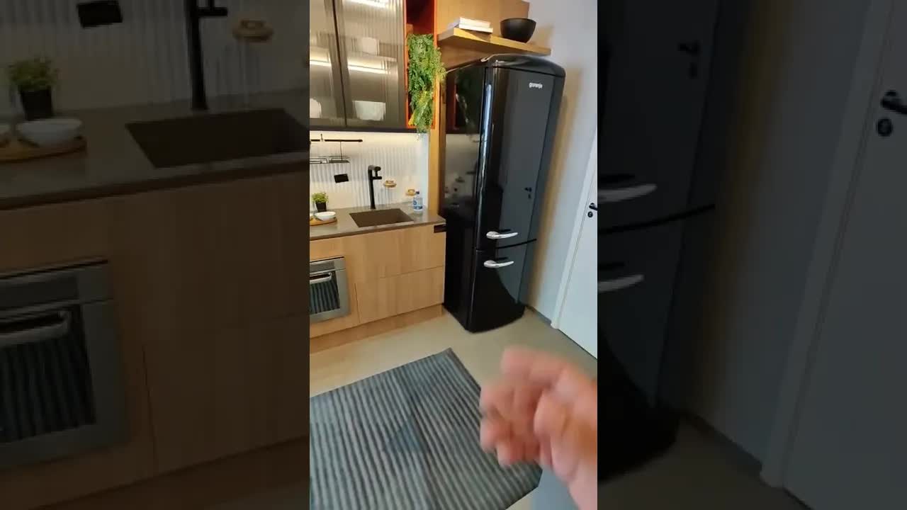 Tour de um apartamento decorado de 27m²
