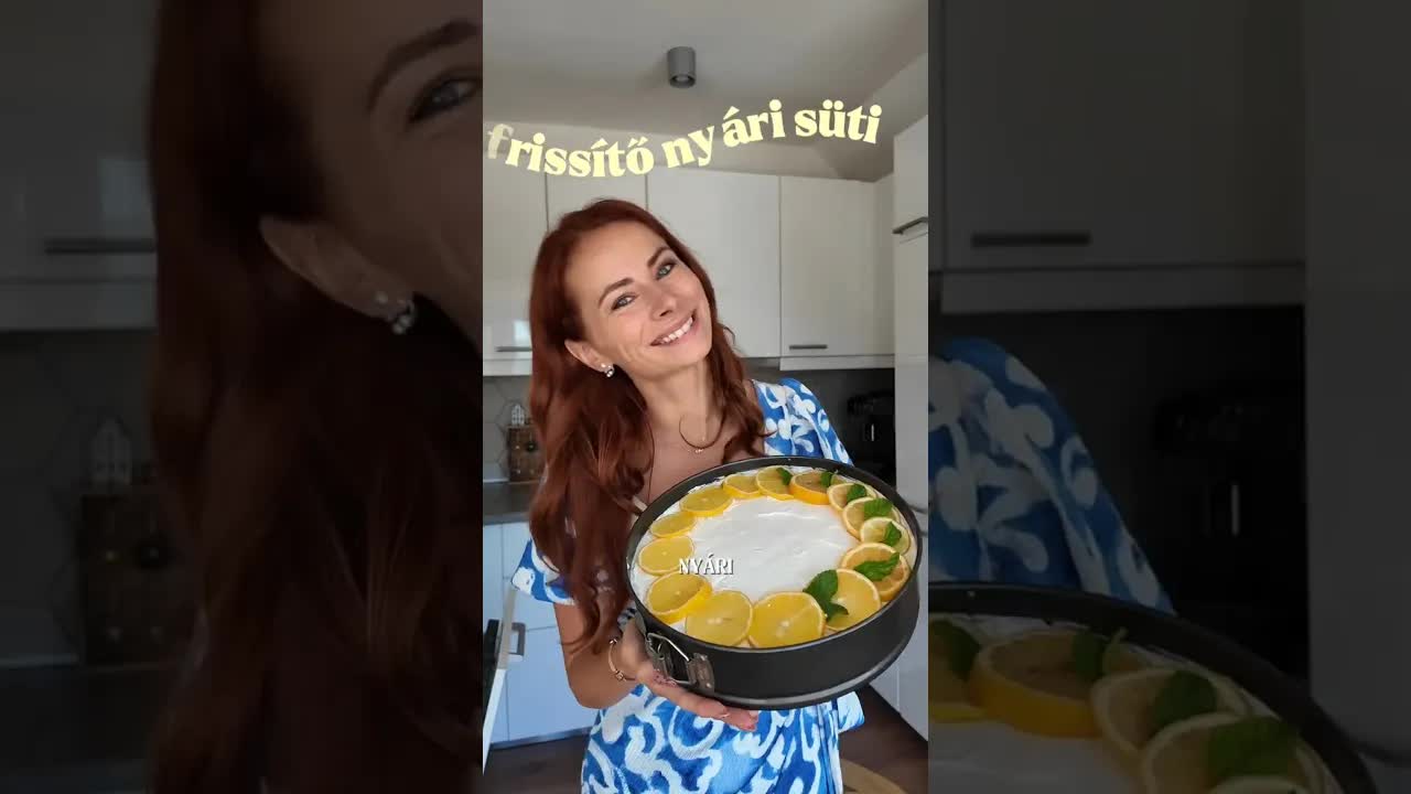 Sütésmentes mentás citromos torta receptje