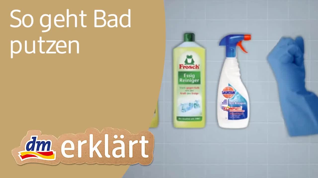 So putzt du dein Badezimmer schnell und gründlich