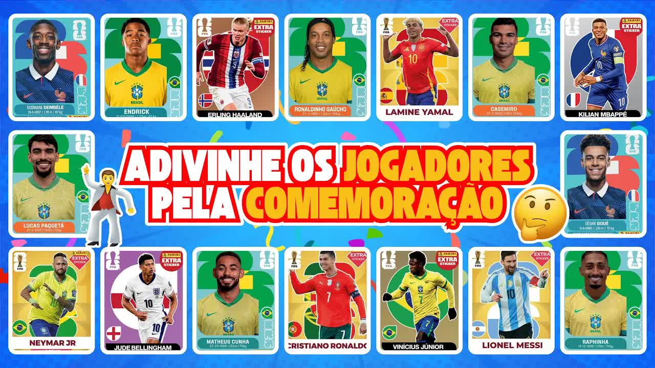 Adivinhe o jogador pela comemoração