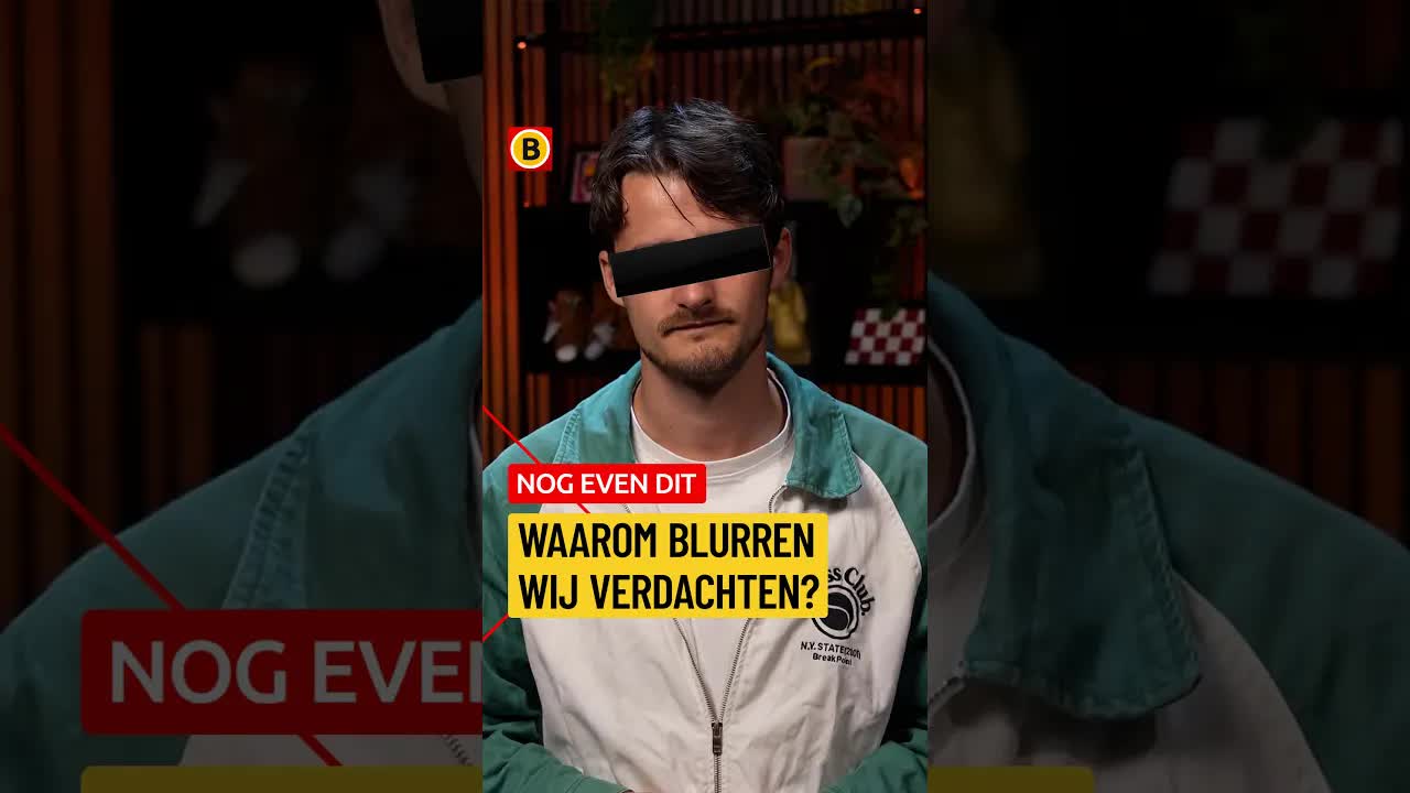 Waarom blurren wij verdachten?