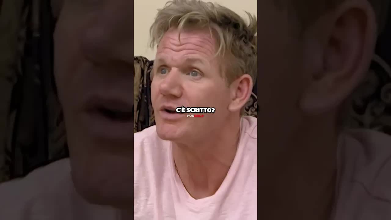 Gordon Ramsay Smaschera Ristoratore con Cibo Congelato