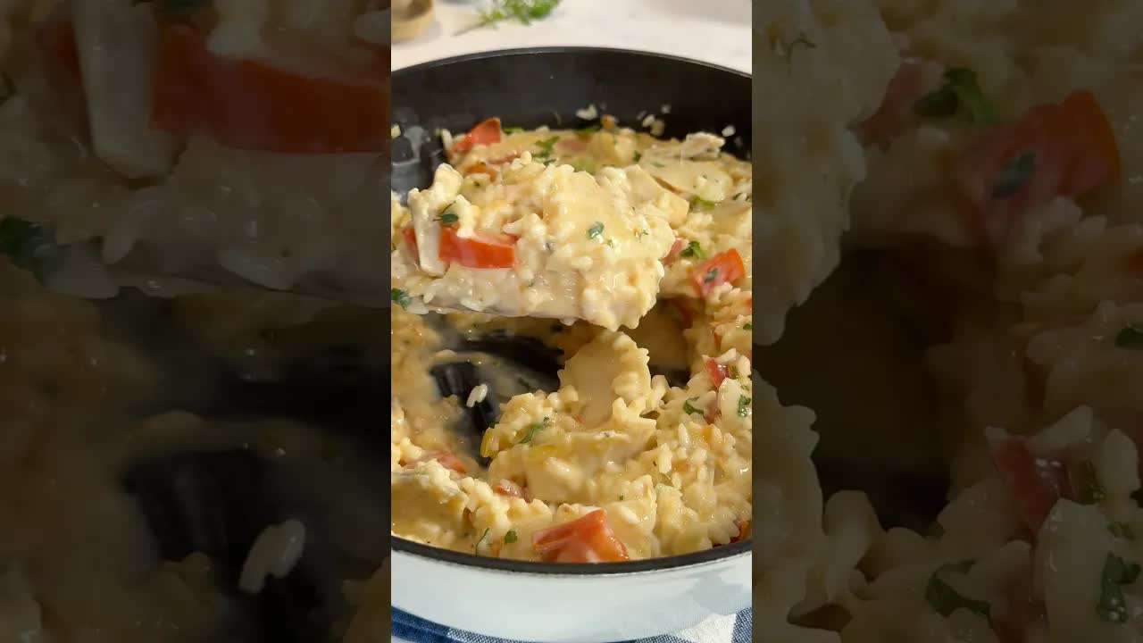 Risoto de bacalhau com toque português