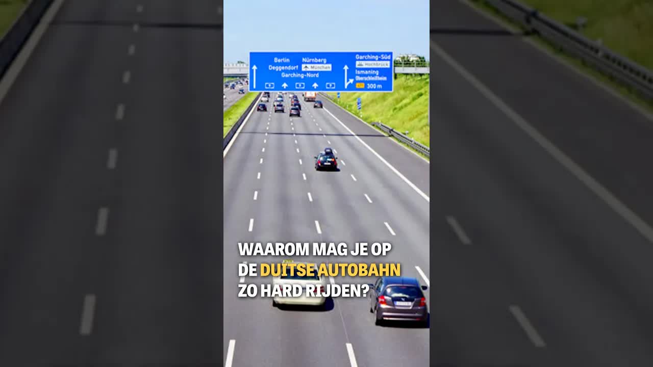 Waarom mag je op de Duitse Autobahn zo hard rijden?