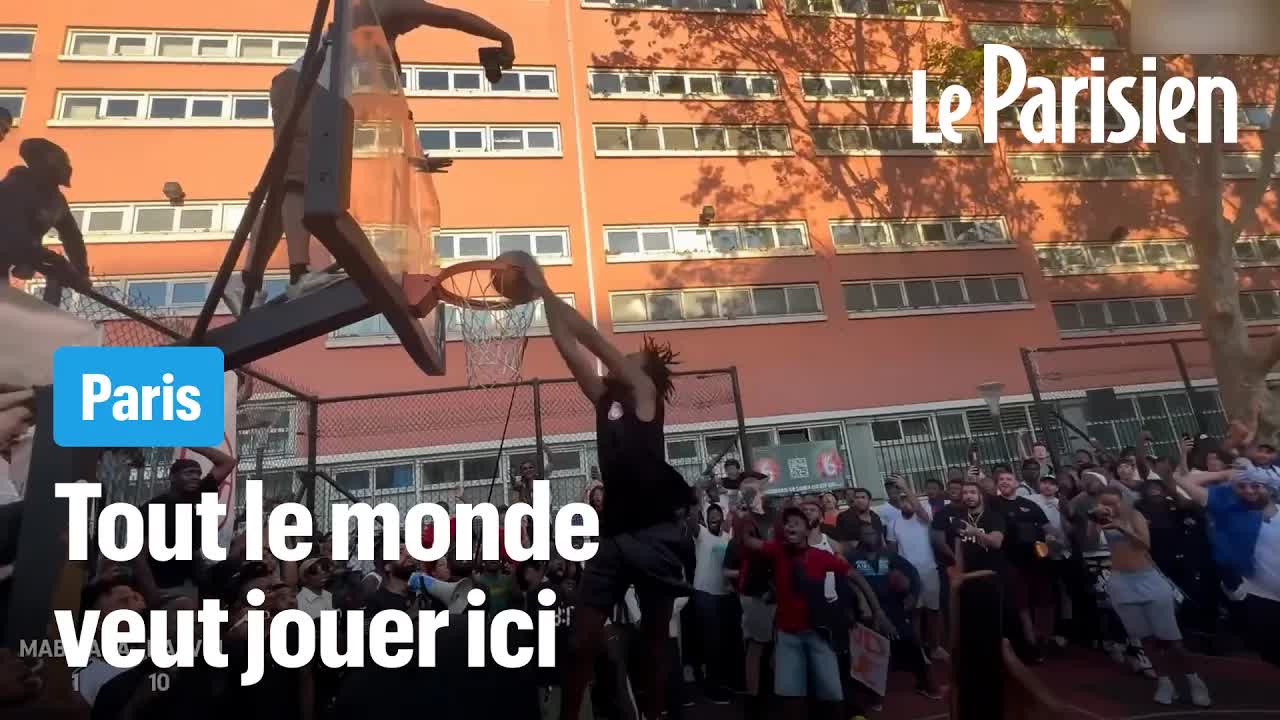 Le terrain de basket viral de Paris