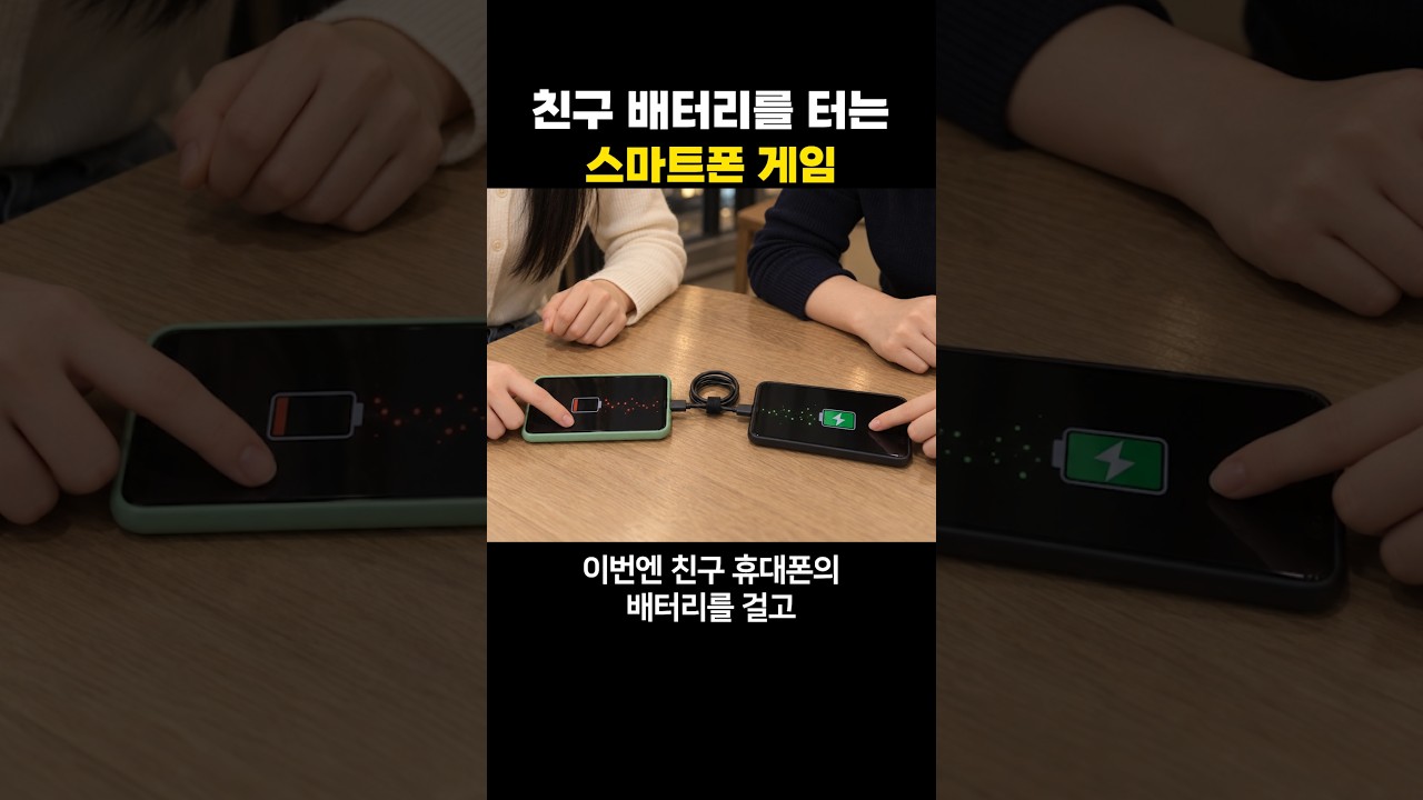 친구 배터리 털어가는 스마트폰 게임 소개