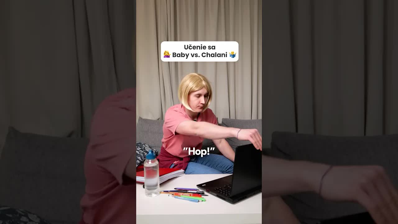Ako sa učia baby a chalani na test