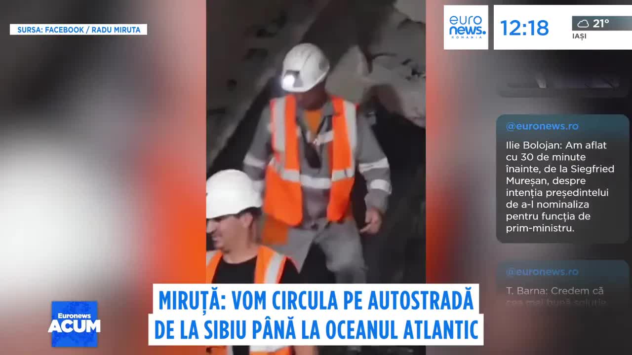 Autostrada Sibiu-Ocean Atlantic: Progres Tunelul Urșilor