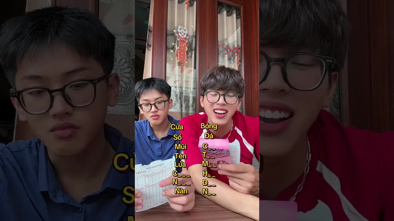 Chơi trò đoán chuỗi từ cùng Huy