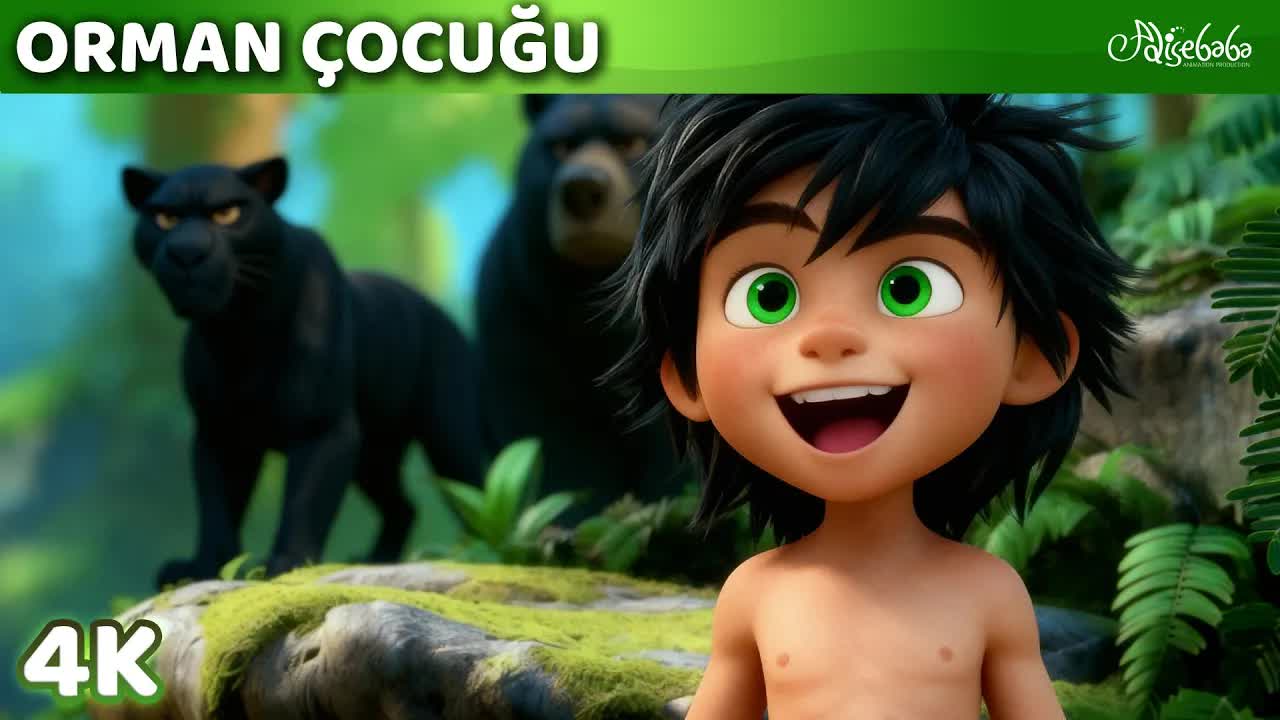 Mowgli'nin Orman Maceraları ve İnsan Ailesiyle Buluşması