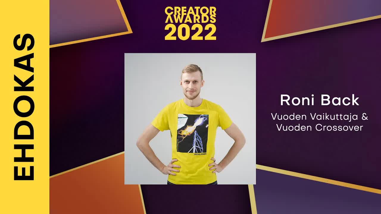 Roni Back kertoo urastaan ja vaikuttamisesta somessa