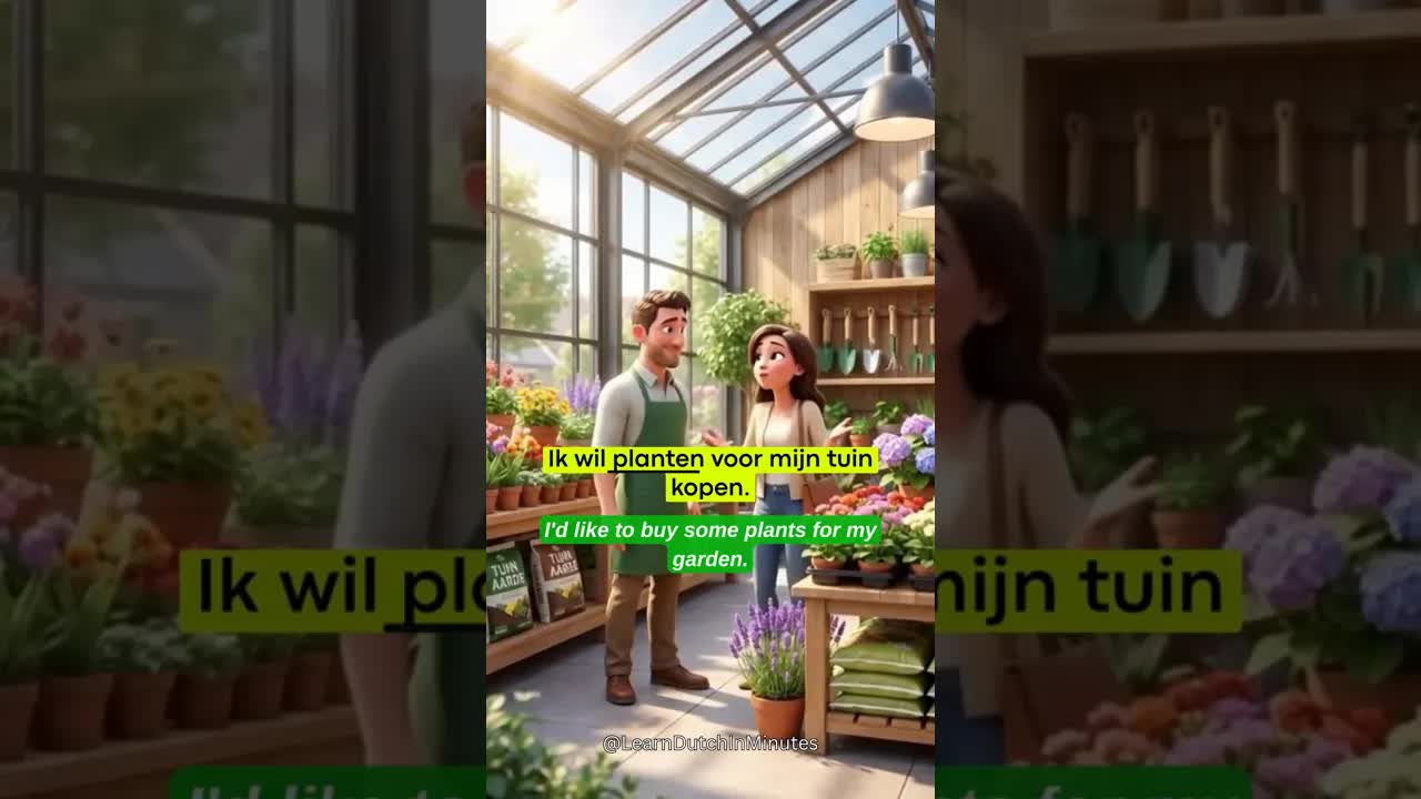 Planten kopen in het tuincentrum