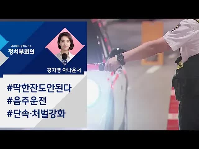 윤창호법과 음주운전 단속 강화