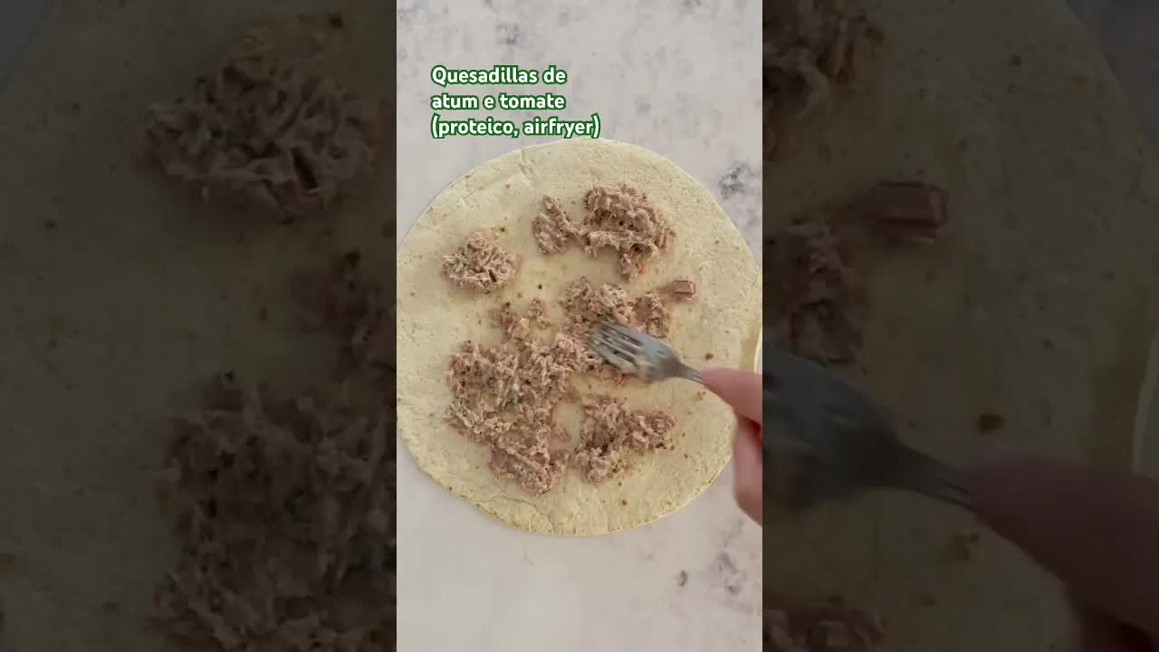 Quesadilha de atum e tomate em 10 minutos