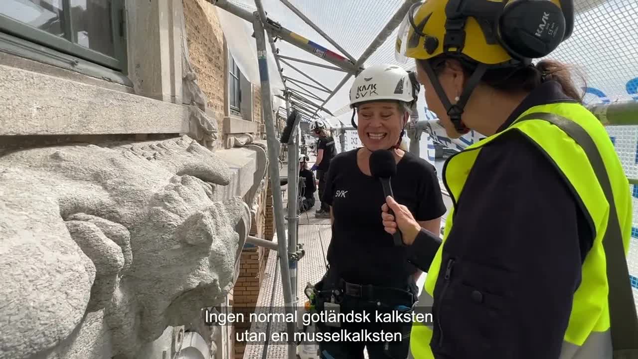 Renovering av Göteborgs stadsmuseums fasad
