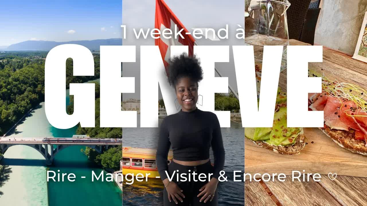 Vlog : Découverte de Genève avec mon frère