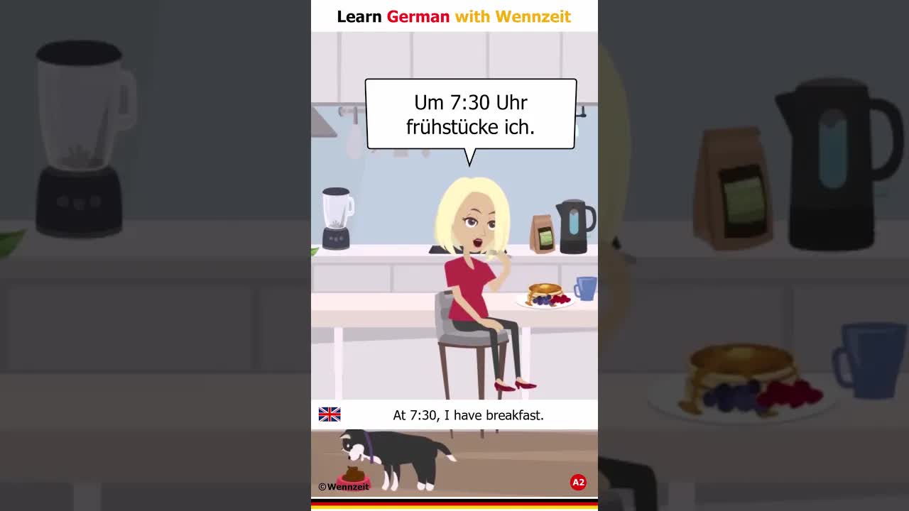 Mein Tagesablauf auf Deutsch