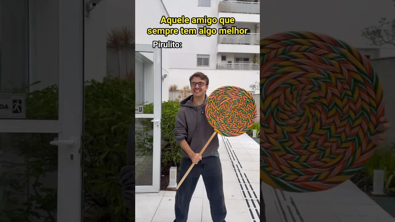Aquele amigo com o pirulito antigo e o novo iPhone