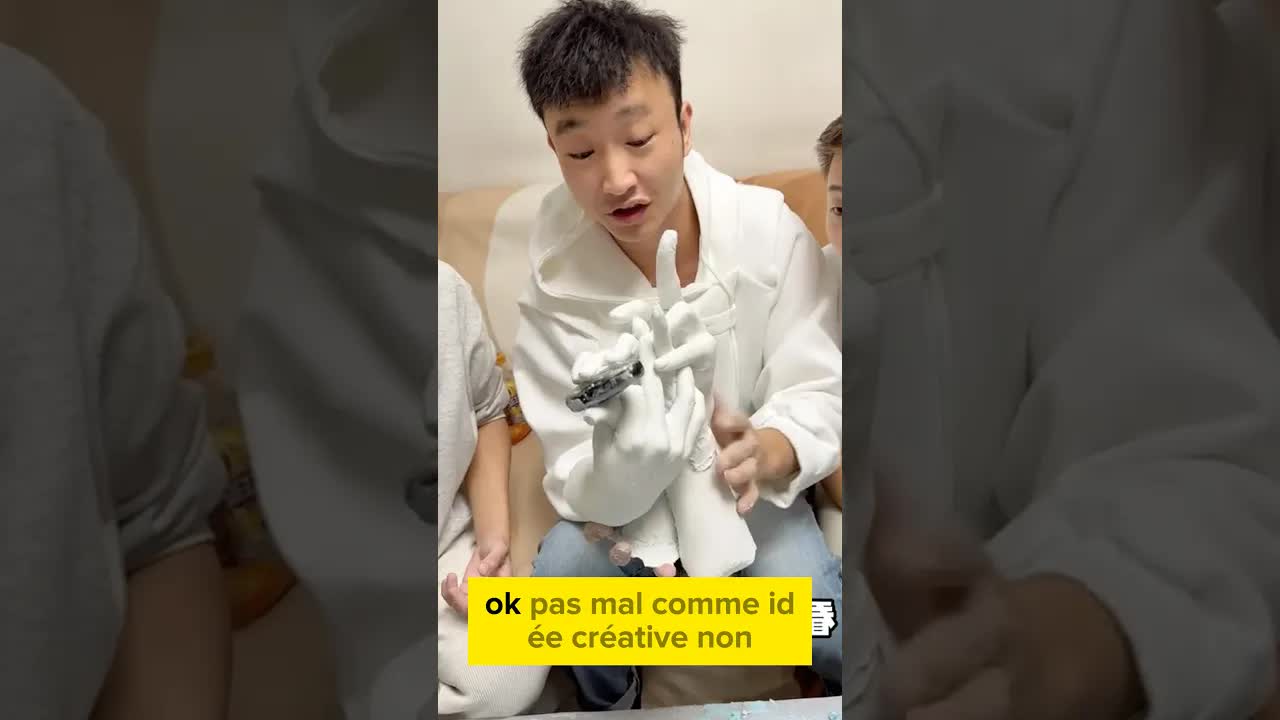 Une blague créative avec des clés coincées