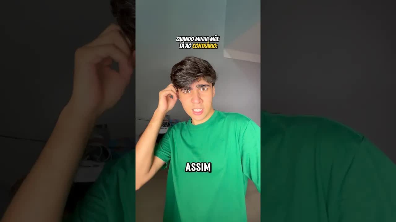 Mãe, posso sair? Eu tô ranto