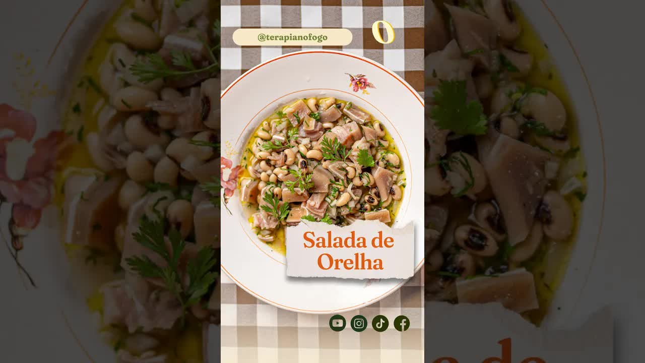 Como fazer salada de orelha com feijão frade