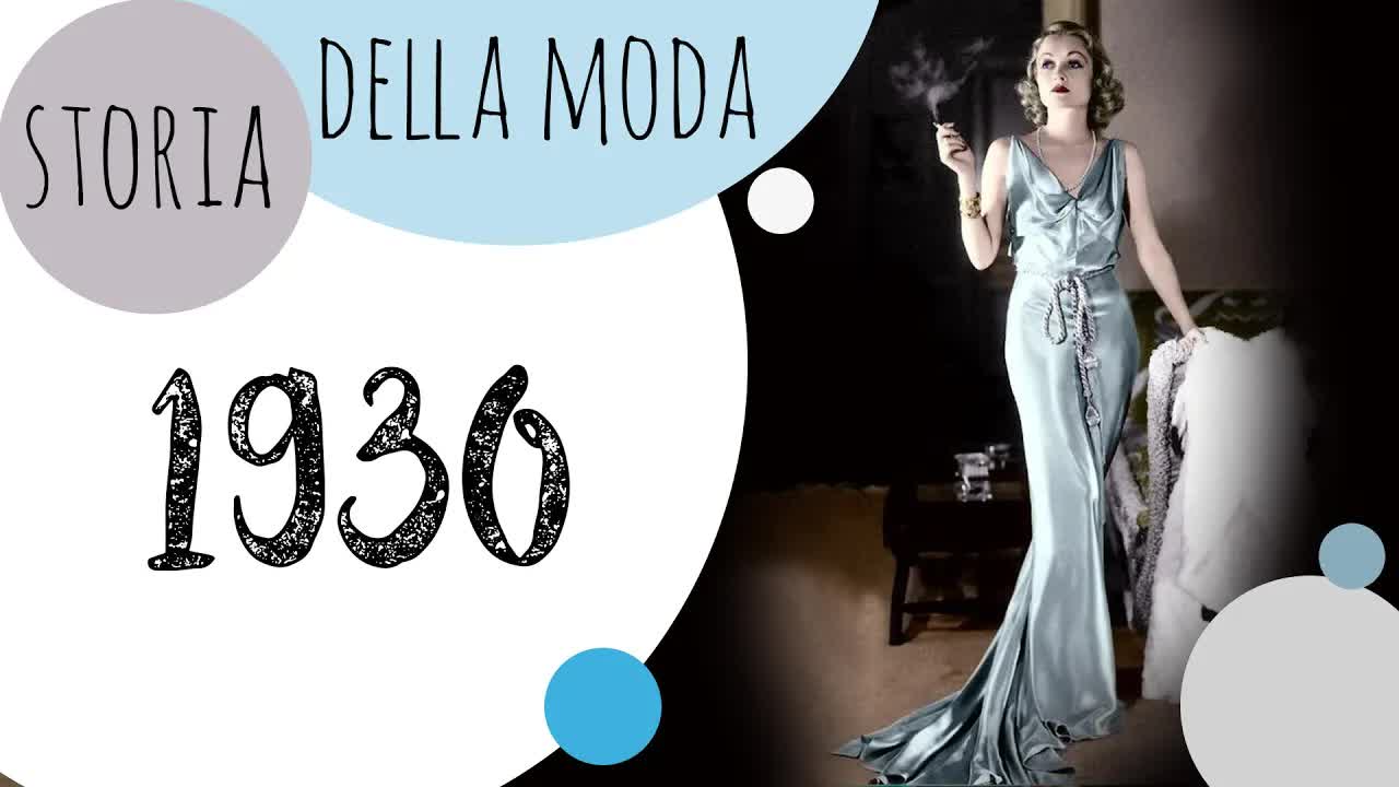 La moda degli anni '30: eleganza e crisi