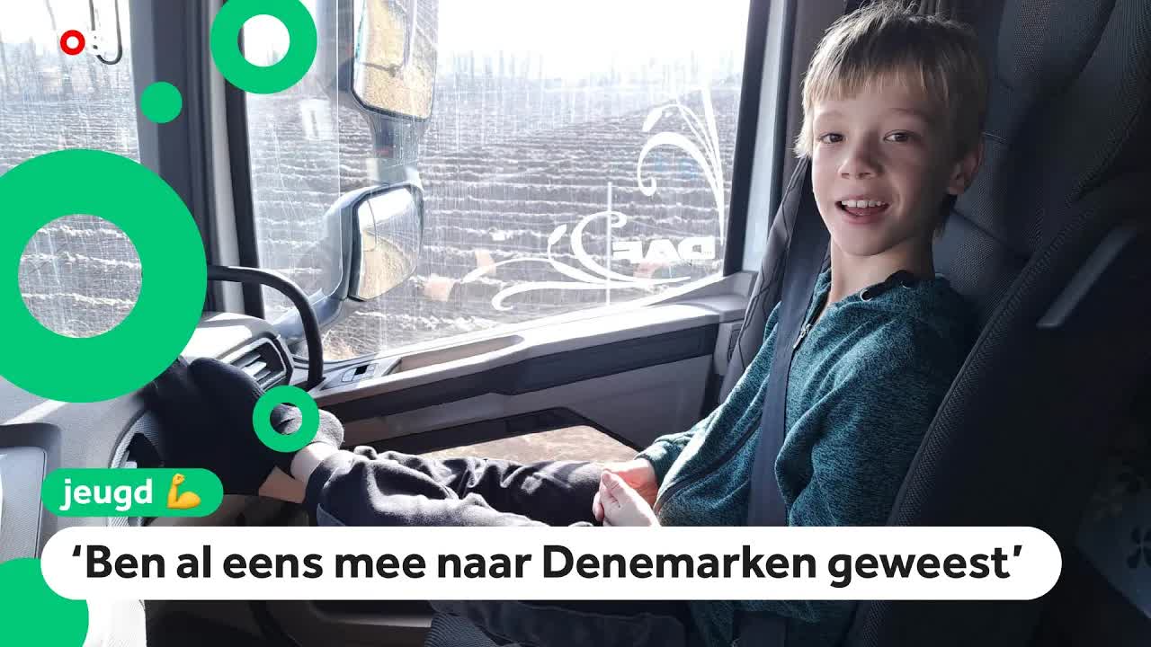 De zomer van David in de vrachtwagen