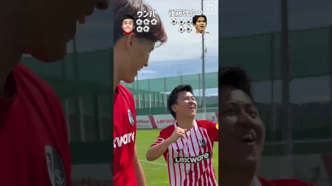 後藤選手のノーバンネット突き刺しチャレンジ