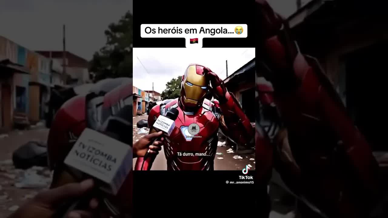 Super-heróis brasileiros em Angola