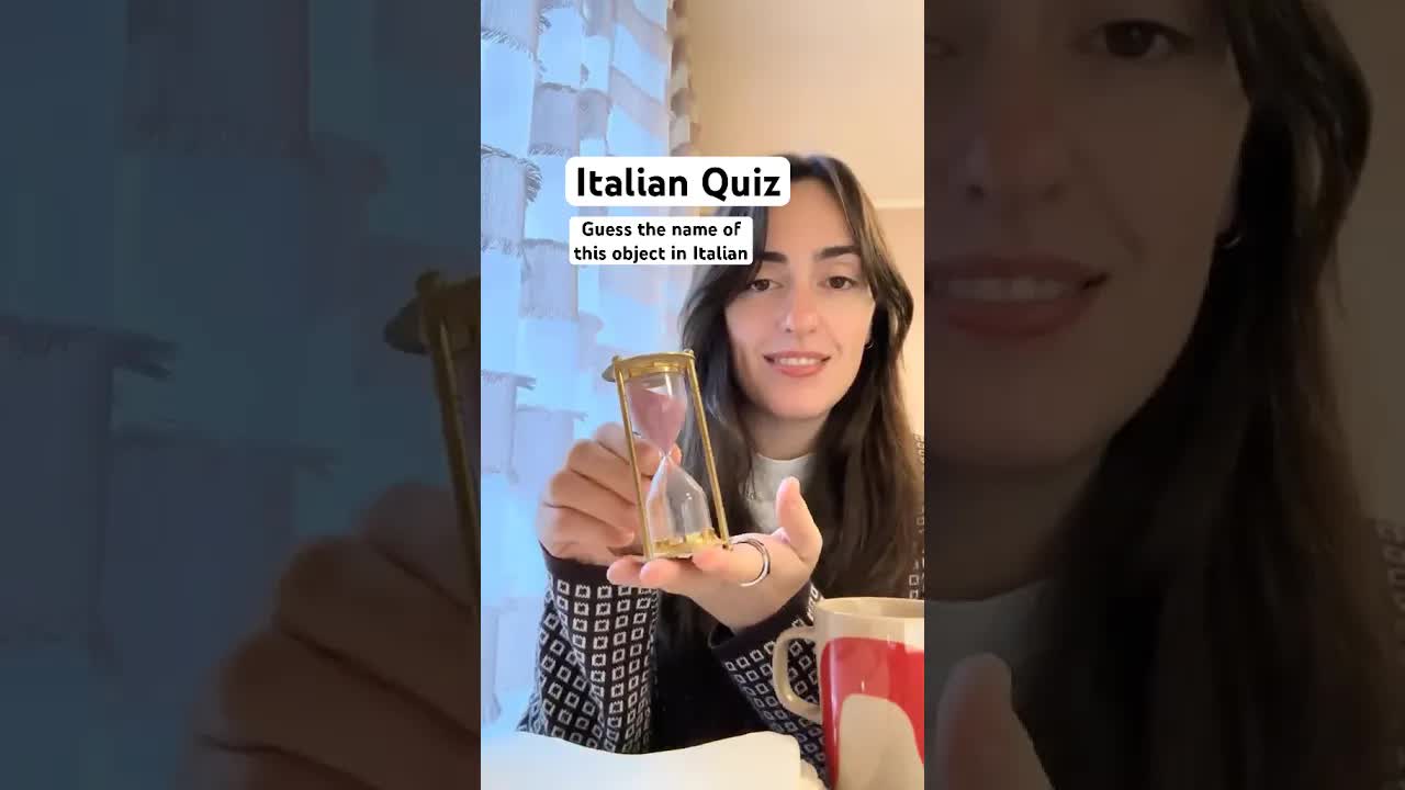 Quiz: Come si chiama questa clessidra?