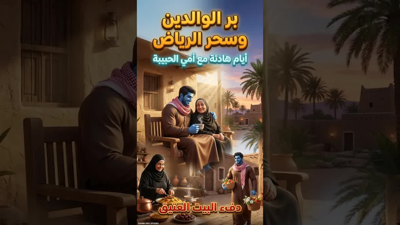 يوم هادئ مع مهدي وأمه في الرياض