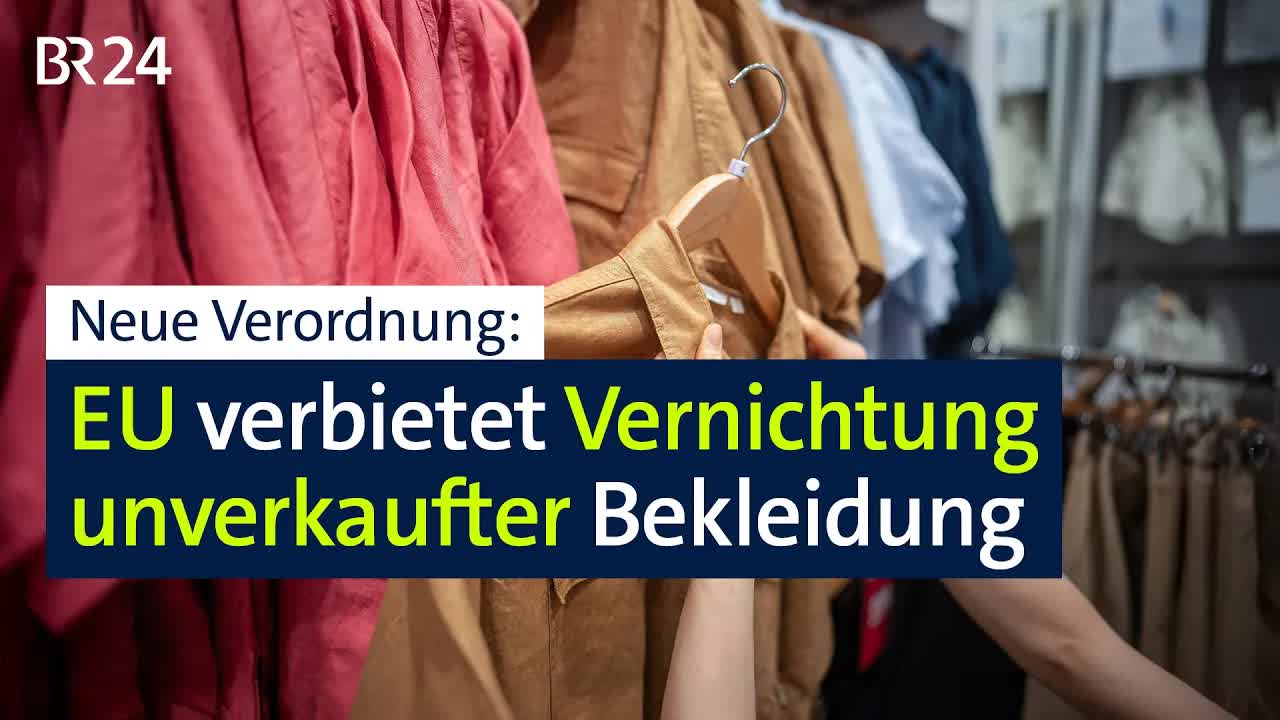 EU-Verbot: Keine Vernichtung von unverkaufter Kleidung mehr