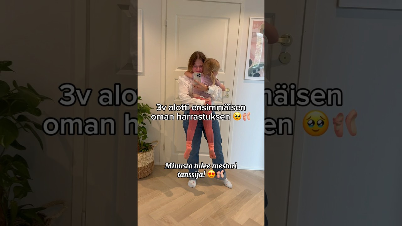 Lapsen ensimmäinen harrastus: tanssiaiset