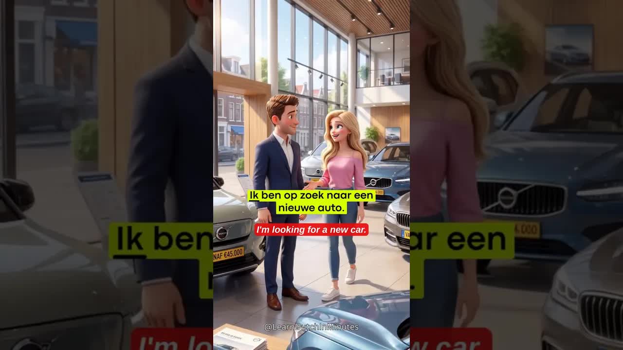 Een nieuwe auto kopen in een autodealer