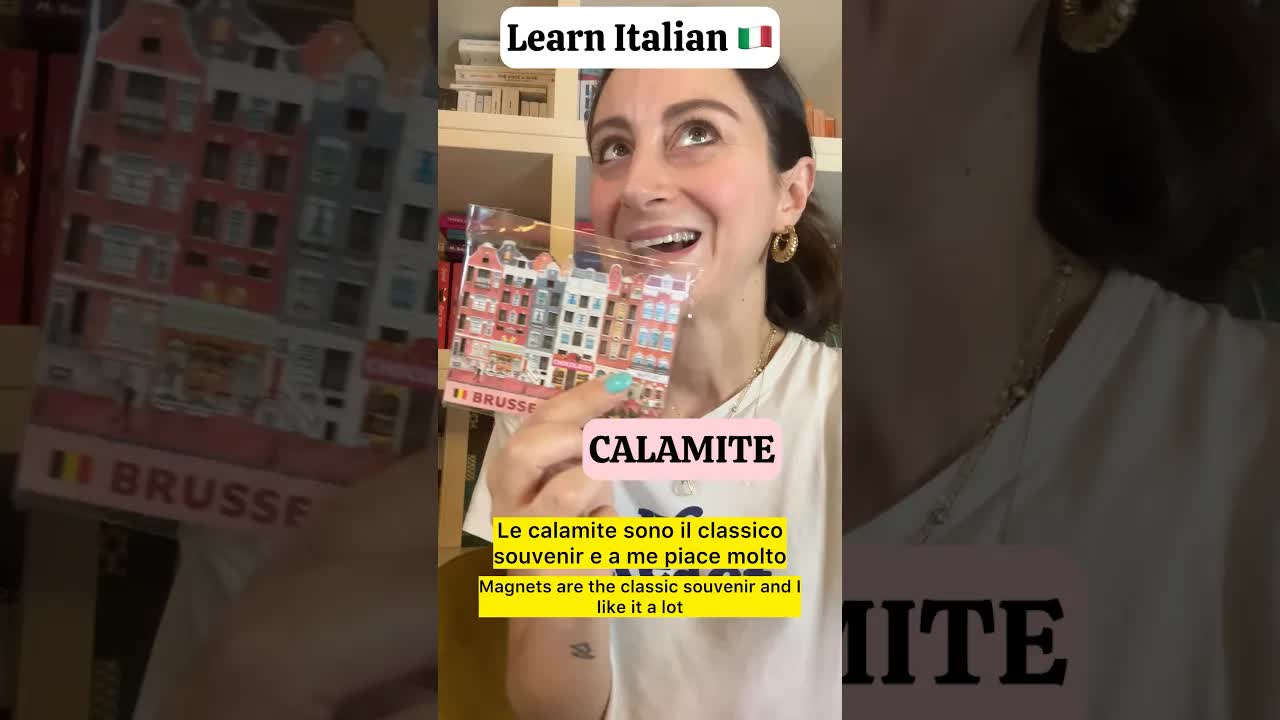 souvenir di viaggio e nuovo vocabolario italiano