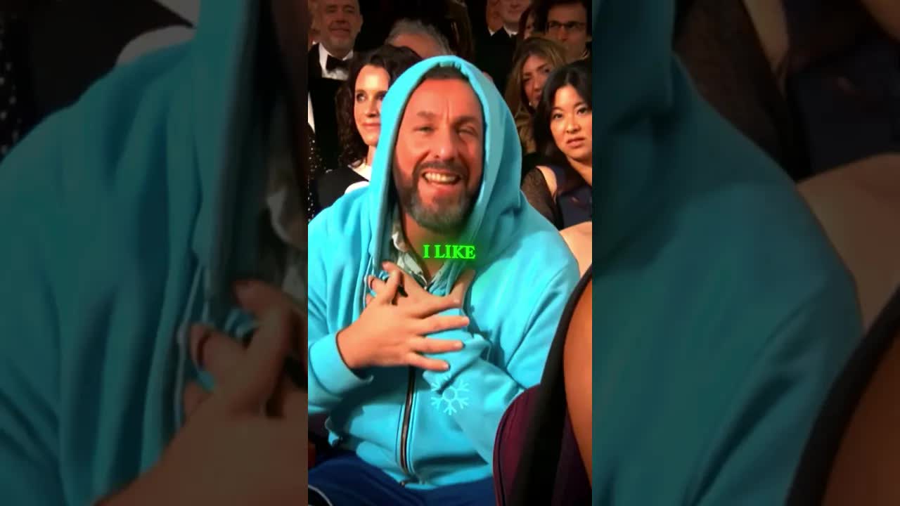 Adam Sandler Wears Hoodie to the Oscars