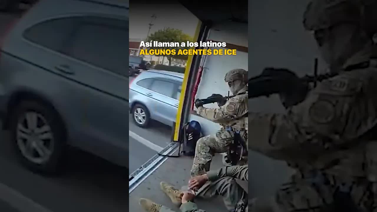 Cómo los agentes de ICE se refieren a latinos