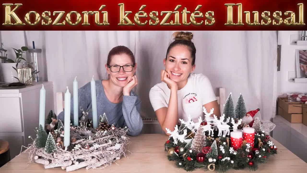 Adventi koszorú készítés és sztorizgatás Ilussal