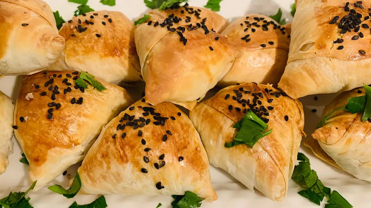 طريقة عمل البوريك الليبي بالسلق والجبنة بدون ماكينة