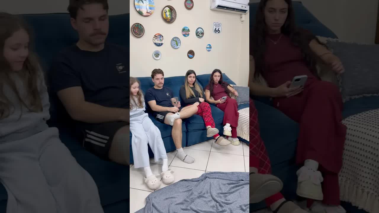 Pantufas de cada um em casa