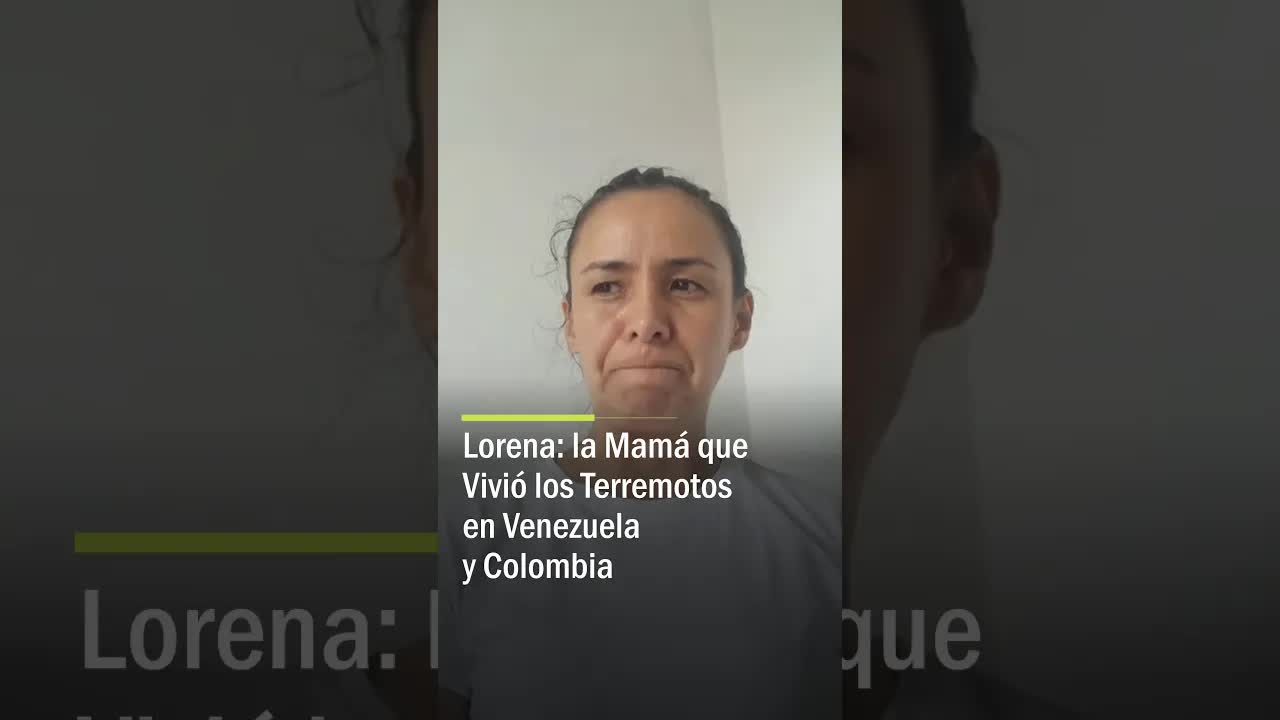 Una madre vive dos terremotos en dos países
